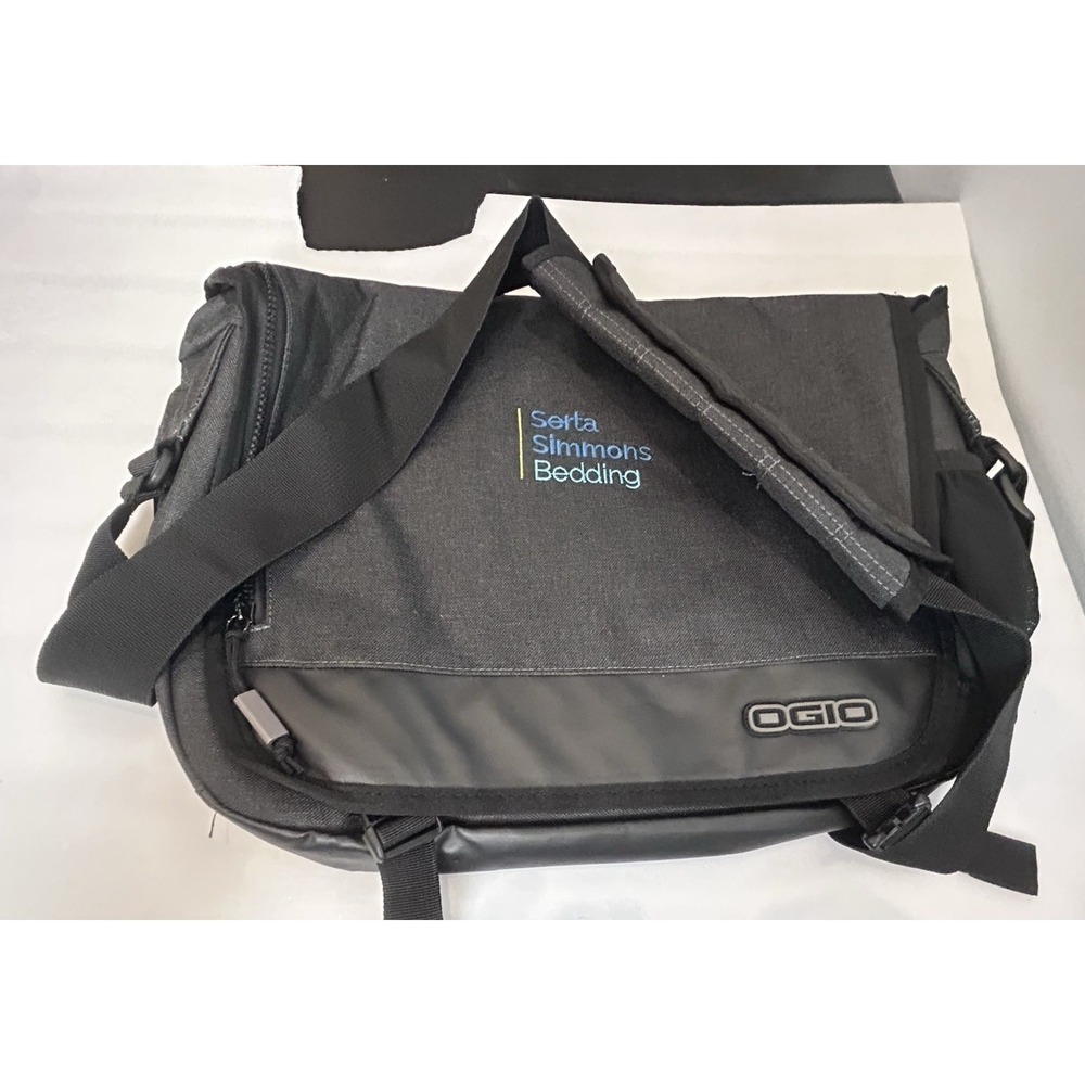 OGIO Laptop Computer Padded Messenger Bag Satchel Black Serta Simmons Bedding